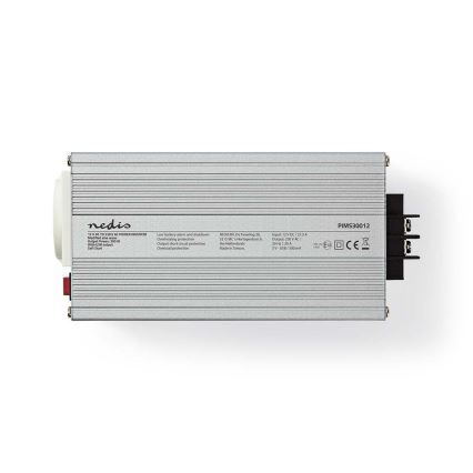 Inverter με έξοδο τροποποιημένης ημιτονοειδής κυματομορφής 300W/12/230V + USB