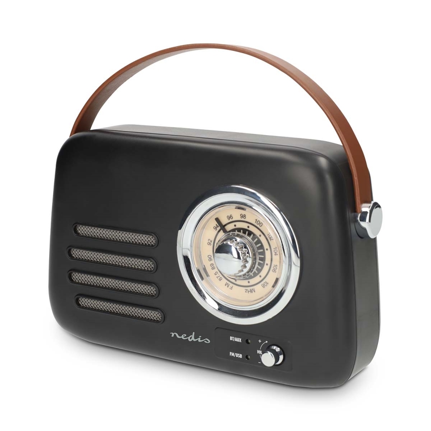 Ρετρό FM ραδιόφωνο 3W/5V 1500 mAh