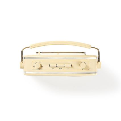 FM Ραδιόφωνο 4,5W/230V μπεζ
