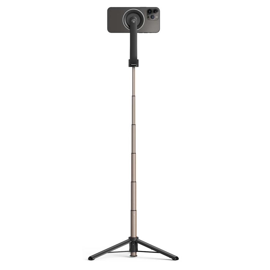 Μαγνητικό πτυσσόμενο selfie stick 2 σε 1 με βάση + τηλεχειριστήριο