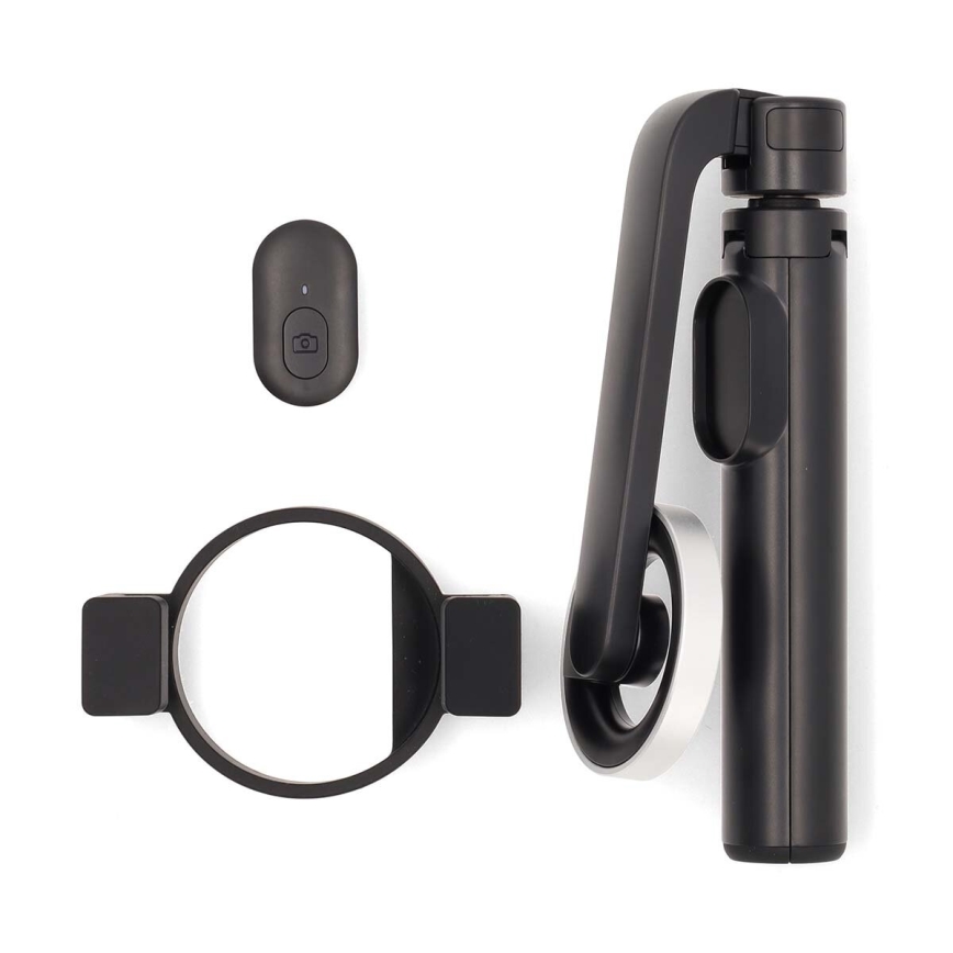 Μαγνητικό πτυσσόμενο selfie stick 2 σε 1 με βάση + τηλεχειριστήριο