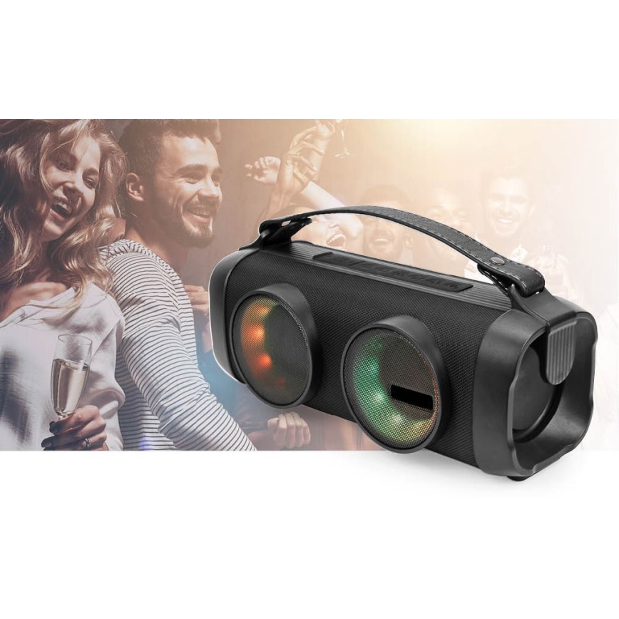 Φορτιζόμενο ηχείο LED RGB 24W/3000 mAh IPX5