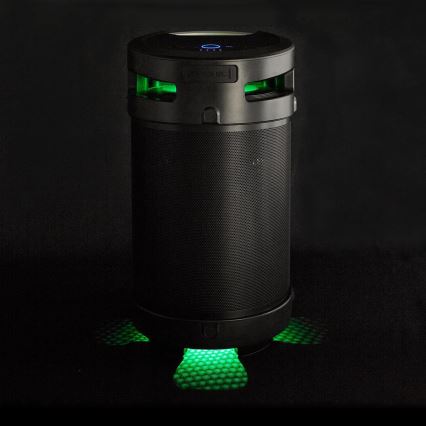 Nedis SPBB350BK - Επαναφορτιζόμενο ηχείο LED 210W/4400 mAh IPX5