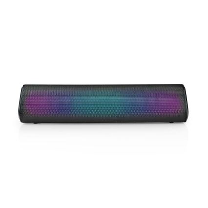 Επαναφορτιζόμενο ηχείο LED RGB 18W/1200 mAh