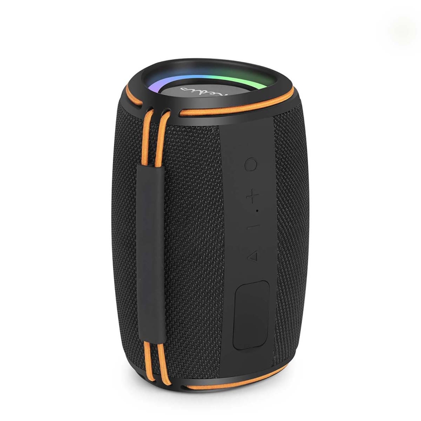 LED επαναφορτιζόμενο ηχείο 40W/1200 mAh IPX4 μαύρο