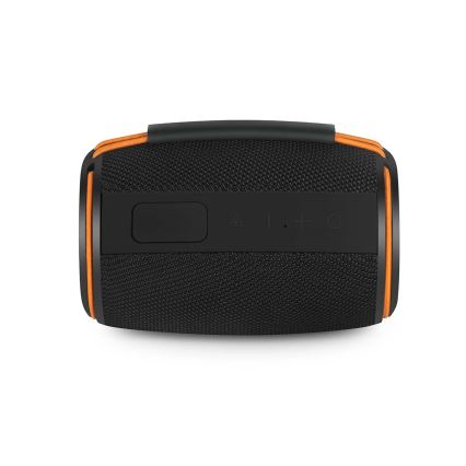 LED επαναφορτιζόμενο ηχείο 40W/1200 mAh IPX4 μαύρο