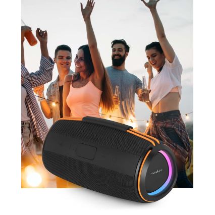 Επαναφορτιζόμενο LED ηχείο 60W/2000 mAh IPX4 μαύρο