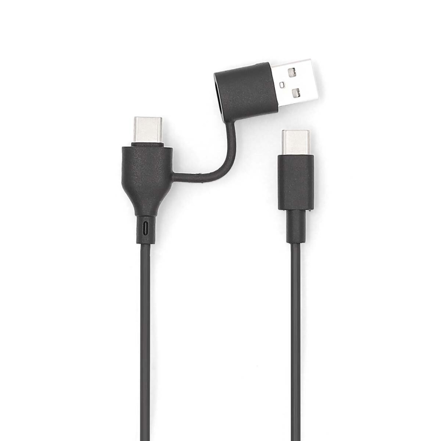 Power Bank 2 σε 1 με μαγνήτη και ασύρματη φόρτιση MagSafe 5000 mAh μαύρο