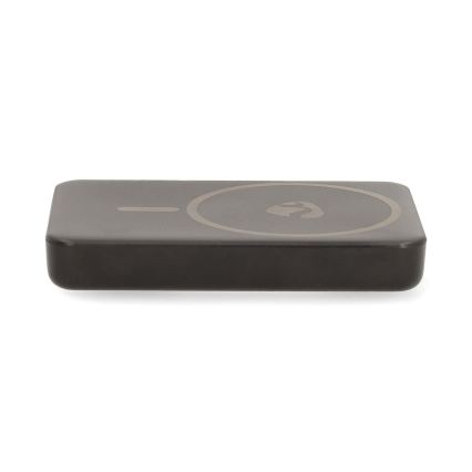 Power Bank 2σε1 magnetic με ασύρματη φόρτιση MagSafe 5000 mAh μαύρο