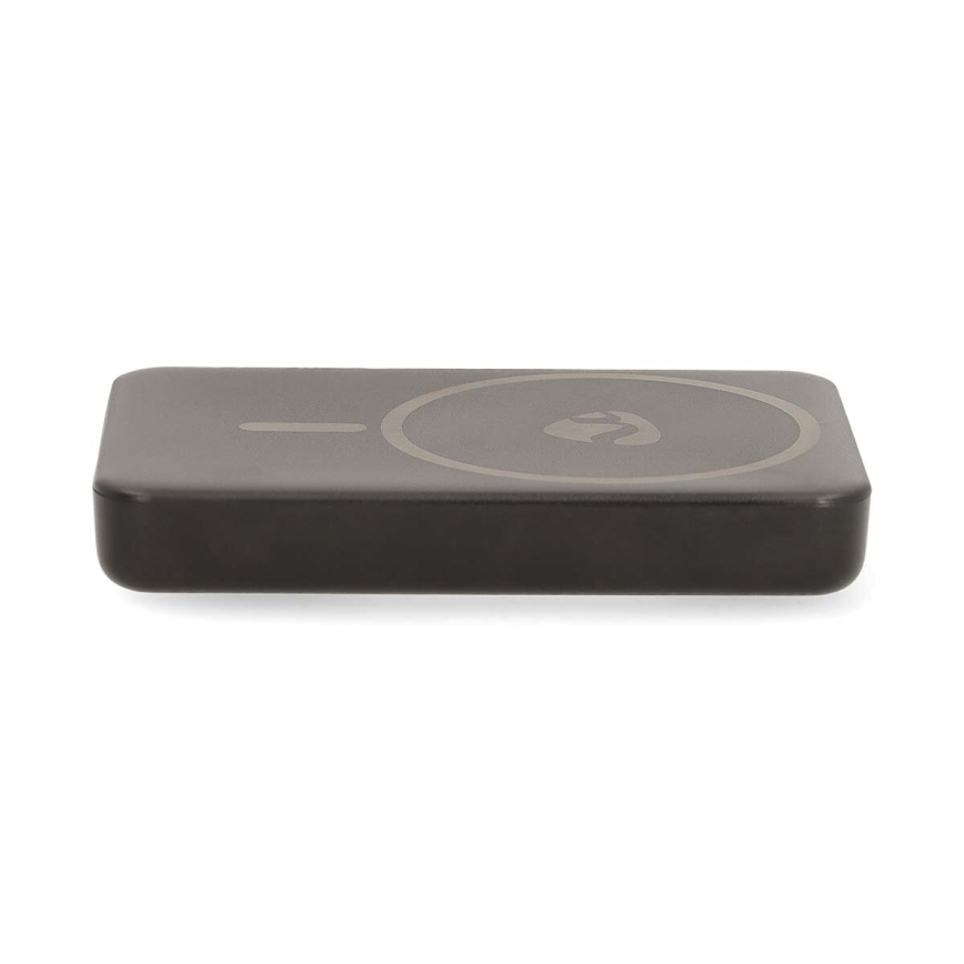 Power Bank 2σε1 magnetic με ασύρματη φόρτιση MagSafe 5000 mAh μαύρο