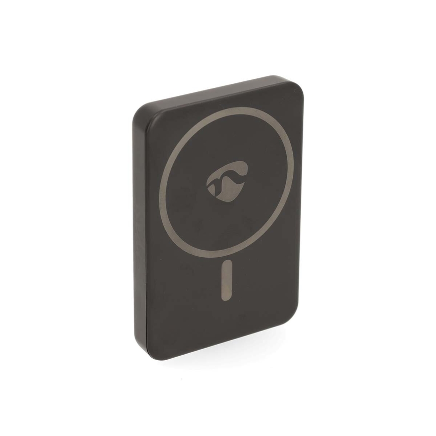 Power Bank 2σε1 magnetic με ασύρματη φόρτιση MagSafe 5000 mAh μαύρο