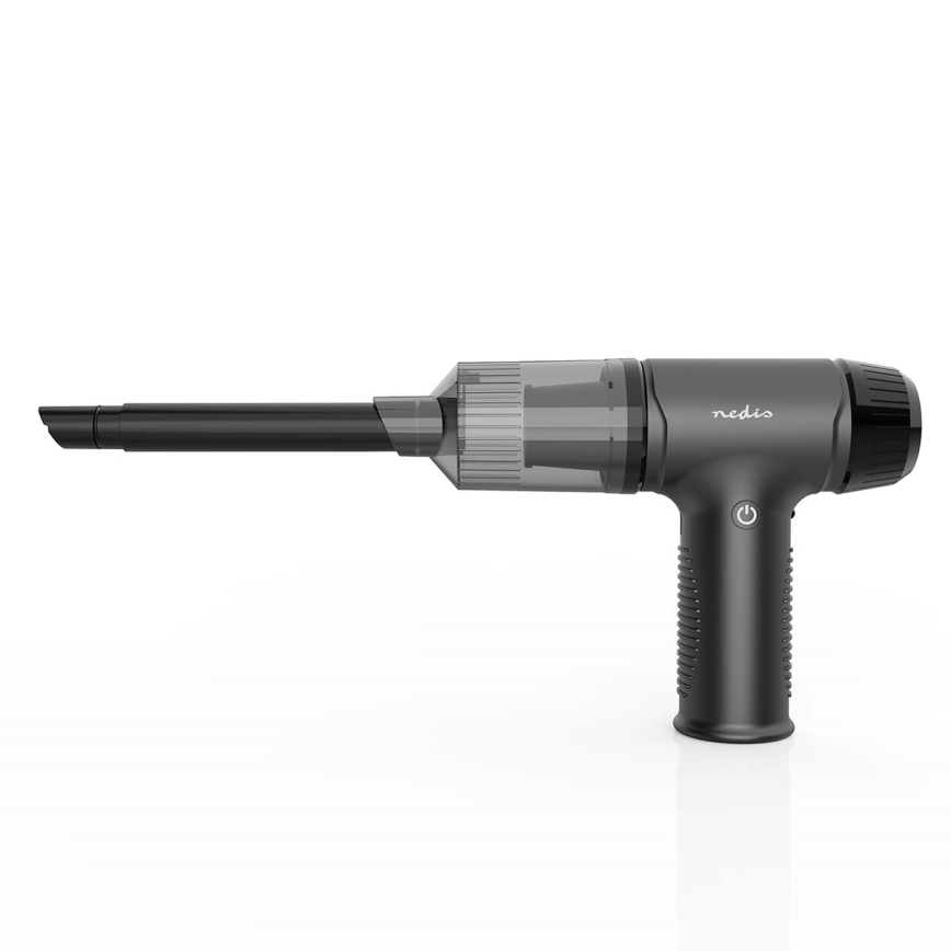 Επαναφορτιζόμενο χειροκίνητο σκουπάκι 2 σε 1 90W/6000 mAh γκρι/μαύρο