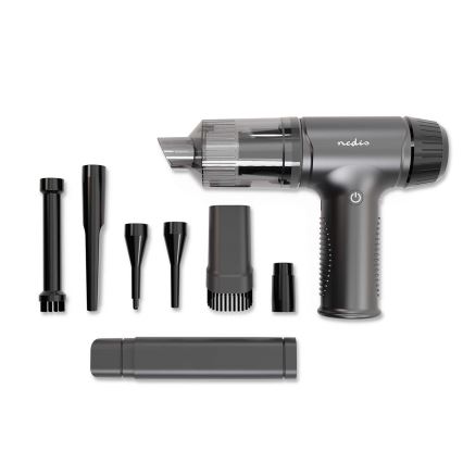 Επαναφορτιζόμενο χειροκίνητο σκουπάκι 2 σε 1 90W/6000 mAh γκρι/μαύρο