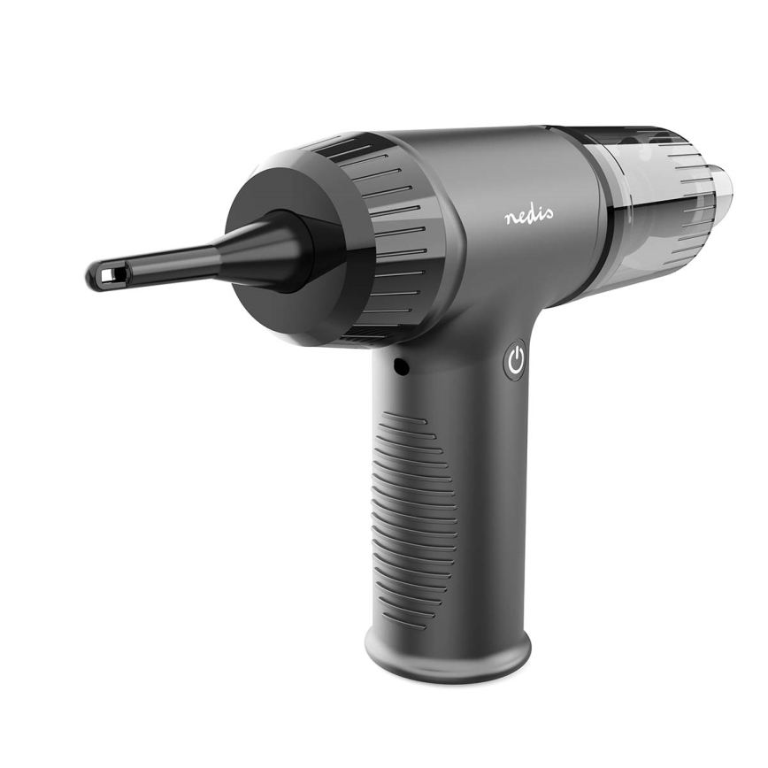 Επαναφορτιζόμενο σκουπάκι χειρός 2σε1 90W/6000 mAh γκρι/μαύρο