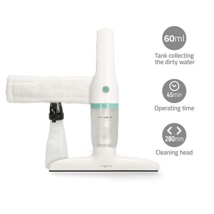 Επαναφορτιζόμενος καθαριστής τζαμιών  12W/2200 mAh IPX4