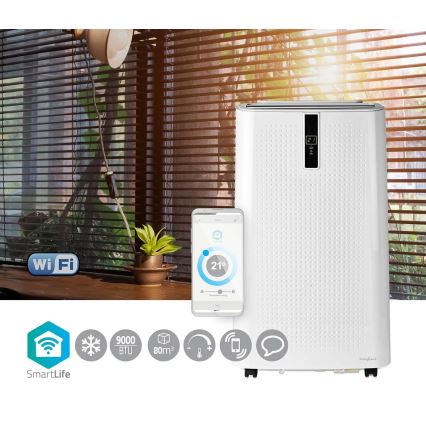 Έξυπνο φορητό κλιματιστικό 3σε1 1010W/230V 9000  BTU Wi-Fi + RC