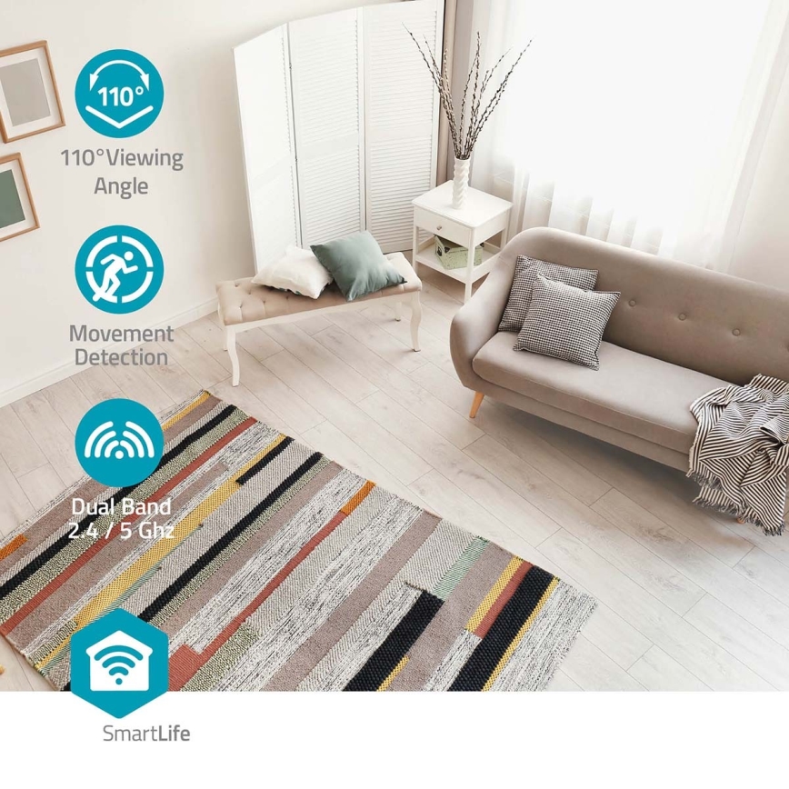 Έξυπνη κάμερα Smartlife 5V 3MP Full HD 1296p Wi-Fi