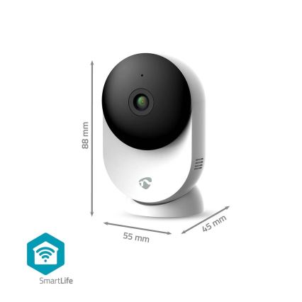 Έξυπνη κάμερα Smartlife 5V 3MP Full HD 1296p Wi-Fi