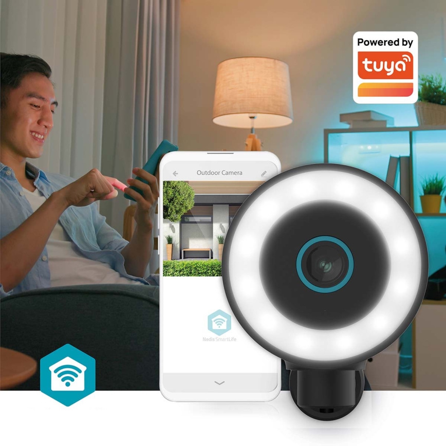 Έξυπνη εξωτερική κάμερα SmartLife 5V 4K 8MP 3840x2160p IP65 Wi-Fi Tuya