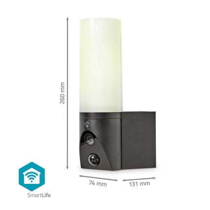 Έξυπνη εξωτερική κάμερα SmartLife Full HD 1080p με LED φωτισμό Wi-Fi Tuya IP65
