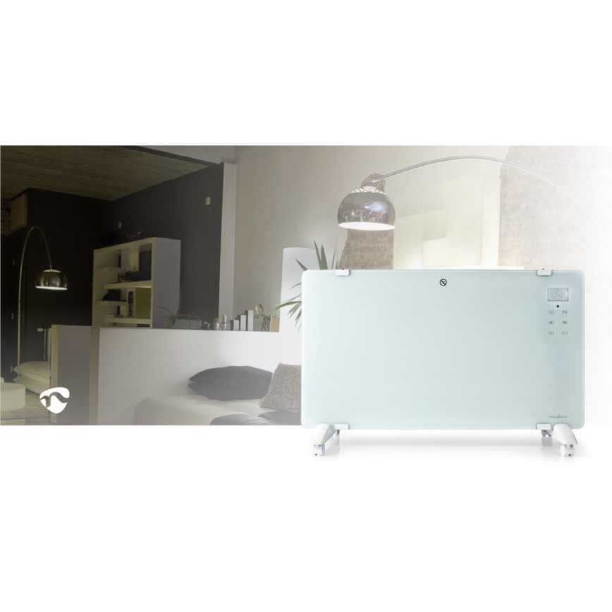 Ηλεκτρικός θερμαντήρας/κονβέκτορας 2000W/230V με Wi‑Fi, προστασία IP24 και ενσωματωμένο θερμοστάτη