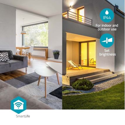 LED RGBW Φωτιστικό οροφής μπάνιου dimming SmartLife LED/18W/230V 2700-6500K IP44 Wi-Fi Tuya