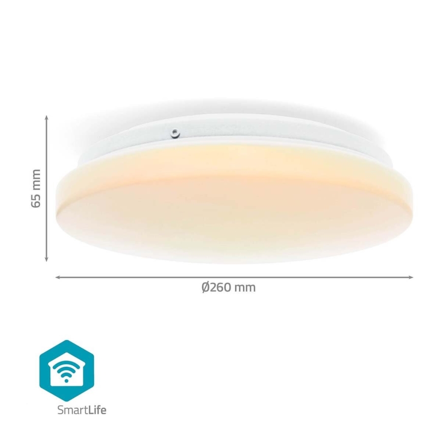 LED RGBW Φωτιστικό οροφής μπάνιου dimming SmartLife LED/18W/230V 2700-6500K IP44 Wi-Fi Tuya