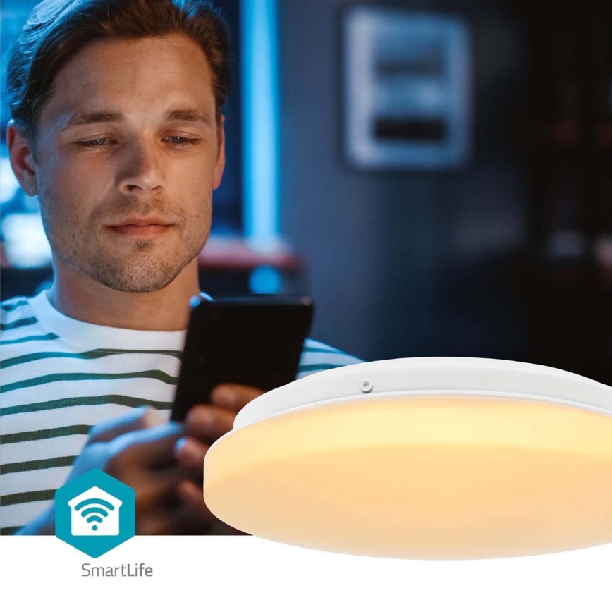LED RGBW Φωτιστικό οροφής μπάνιου dimming SmartLife LED/18W/230V 2700-6500K IP44 Wi-Fi Tuya