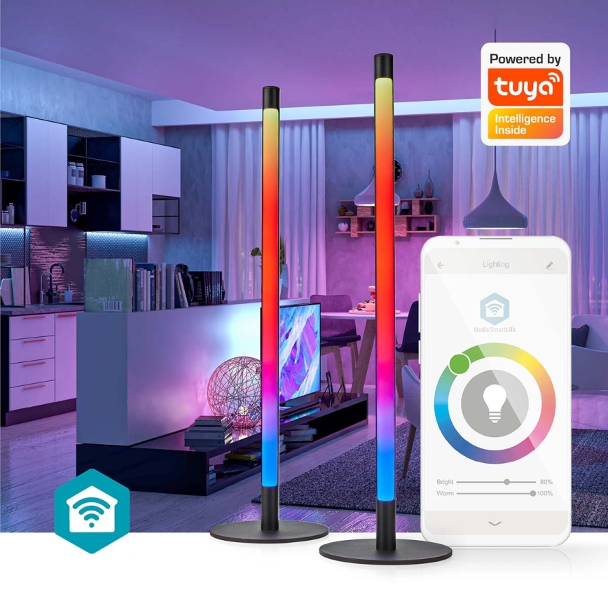 ΣΕΤ 2x LED RGBIC Eπιτραπέζιο φωτιστικό  SmartLife LED/36W/230V 55 cm 2700-6500K Wi-Fi Tuya + τηλεχειριστήριο
