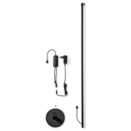 LED RGBIC Φωτιστικό δαπέδου ντιμαριζόμενο Smartlife LED/10W/230V 100,5 cm 2700-6500K Wi-Fi Tuya + τηλεχειριστήριο