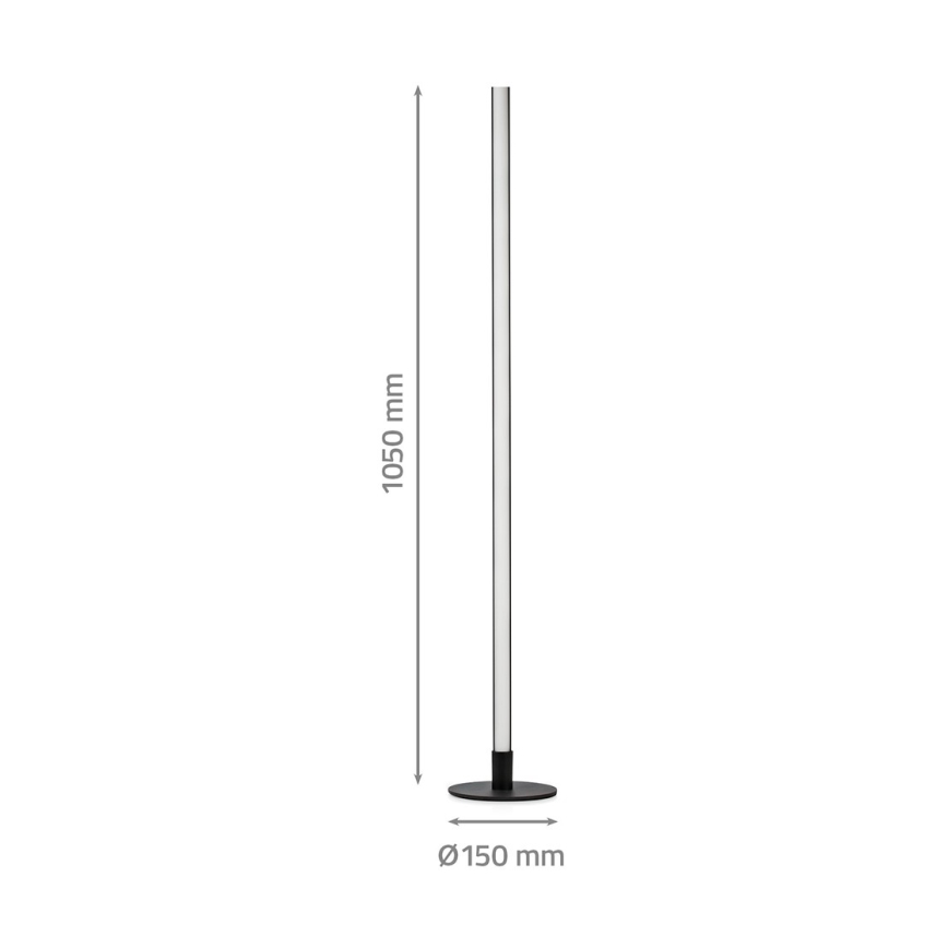 LED RGBIC Φωτιστικό δαπέδου ντιμαριζόμενο Smartlife LED/10W/230V 100,5 cm 2700-6500K Wi-Fi Tuya + τηλεχειριστήριο