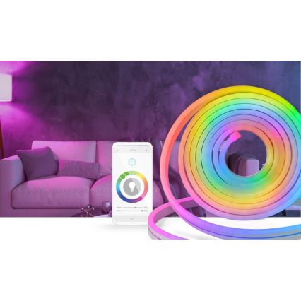 LED RGB Dimmable εξωτερική ταινία SmartLife 6m LED/32W/230V Wi-Fi IP65 + τηλεχειριστήριο