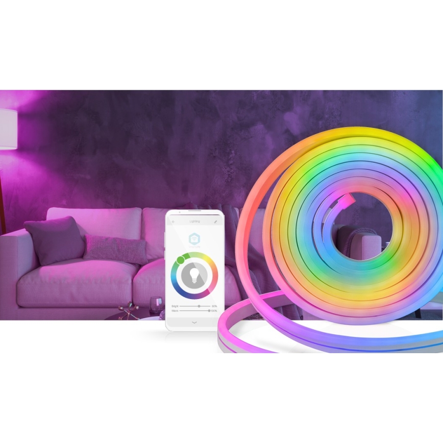 LED RGB Dimmable εξωτερική ταινία SmartLife 6m LED/32W/230V Wi-Fi IP65 + τηλεχειριστήριο