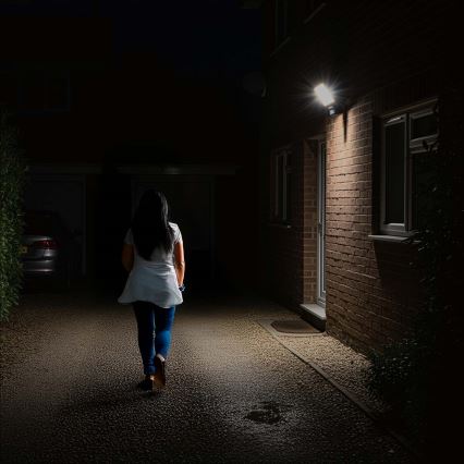 Ρυθμιζόμενος LED προβολέας με αισθητήρα κίνησης SmartLife LED/20W/230V 3000-6500K IP44 Wi-Fi