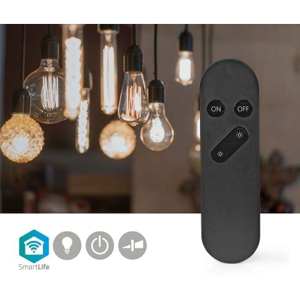 Τηλεχειριστήριο SmartLife Wi‑Fi, 2x AAA, μαύρο