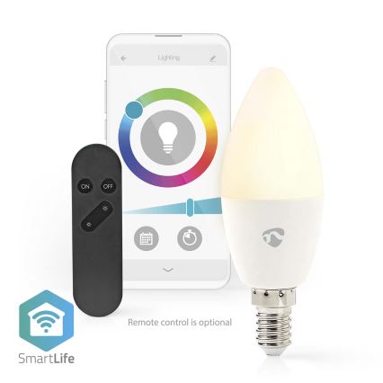 LED RGB Dimmable λαμπτήρας Smartlife E14/4,9W/230V Wi-Fi 2700-6500K