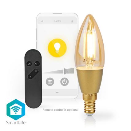 Λαμπτήρας Dimming LED Smartlife E14/4,9W/230V 1800-3000K Wi-Fi Tuya