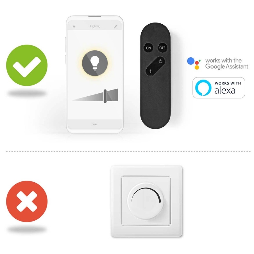 Ρυθμιζόμενη LED λάμπα ST64 E27/4,9W/230V Wi‑Fi 1800–6500K