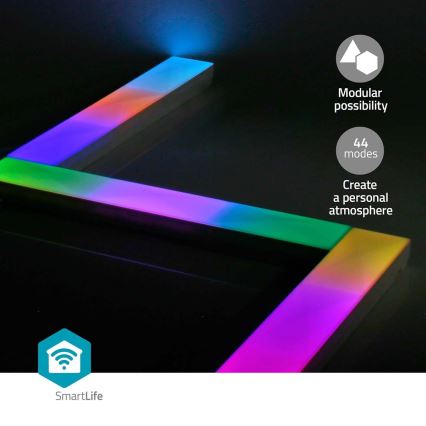 LED RGBW Έξυπνη ρυθμιζόμενη λωρίδα SmartLife LED/8W/230V Wi-Fi Tuya + τηλεχειριστήριο