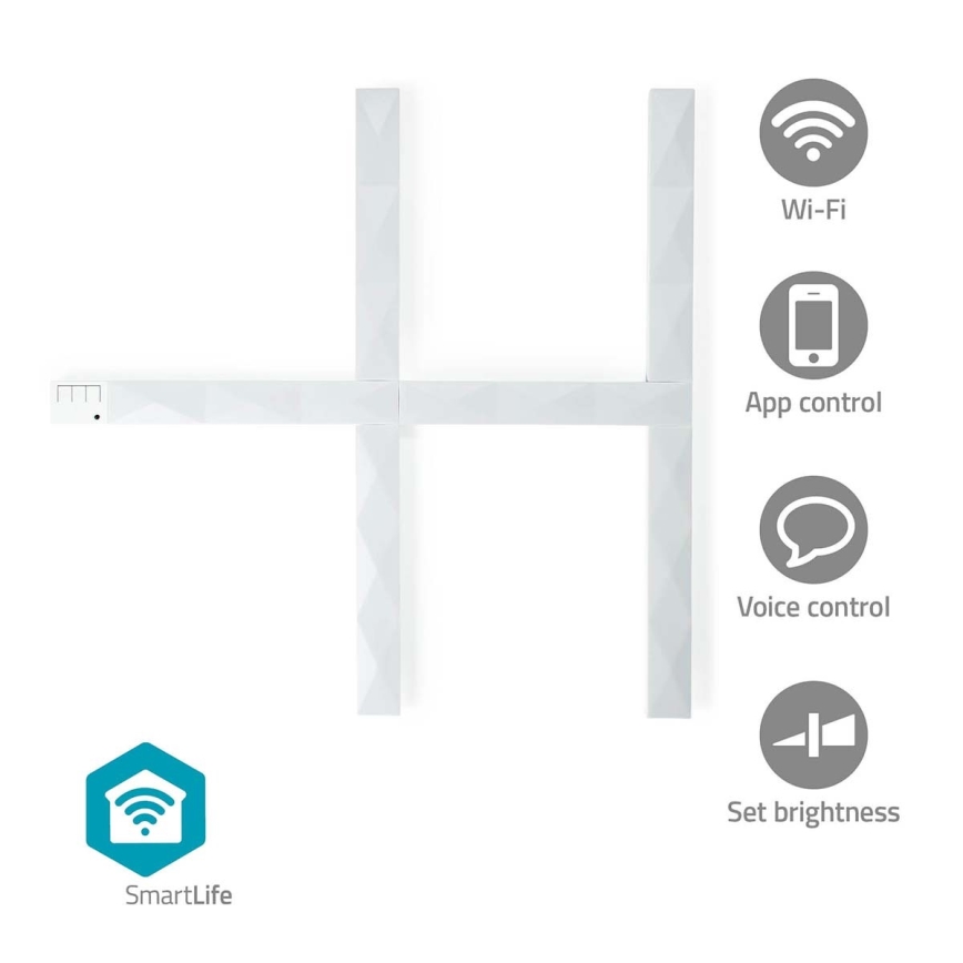 LED RGBW Έξυπνη ρυθμιζόμενη λωρίδα SmartLife LED/8W/230V Wi-Fi Tuya + τηλεχειριστήριο
