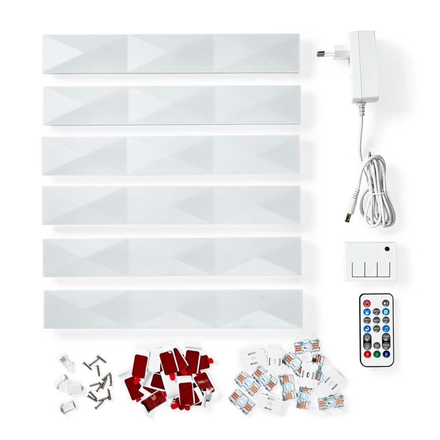 LED RGBW Έξυπνη ρυθμιζόμενη λωρίδα SmartLife LED/8W/230V Wi-Fi Tuya + τηλεχειριστήριο
