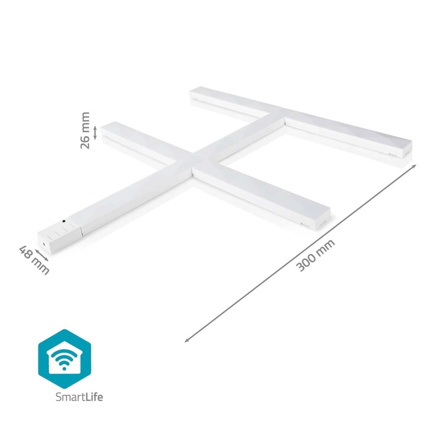 LED RGBW Έξυπνη ρυθμιζόμενη λωρίδα SmartLife LED/8W/230V Wi-Fi Tuya + τηλεχειριστήριο
