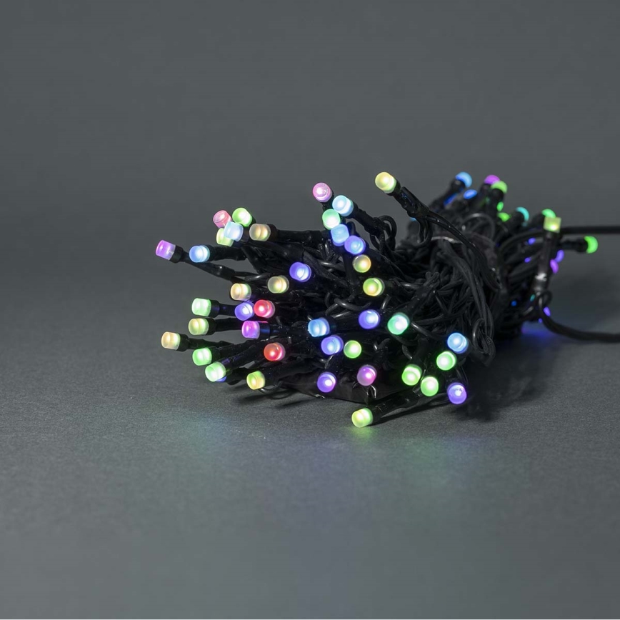 LED RGB εξωτερική χριστουγεννιάτικη γιρλάντα 42xLED/8 λειτουργίες 8m IP65 Wi-Fi Tuya
