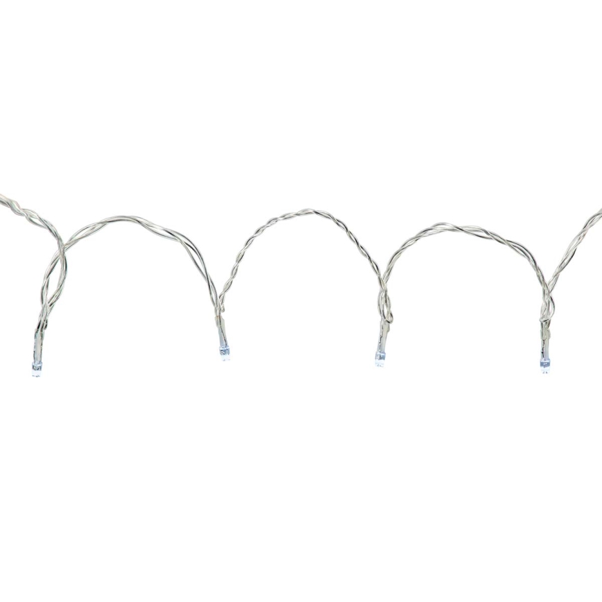 Χριστουγεννιάτικη κουρτίνα LED 200xLED / 11 λειτουργίες, 6 m, IP65, Wi‑Fi Tuya, από θερμό έως ψυχρό λευκό