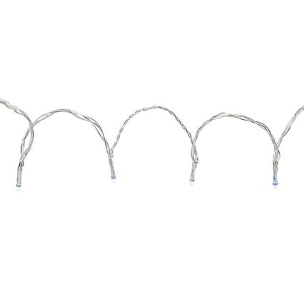 Χριστουγεννιάτικη κουρτίνα LED 200xLED / 11 λειτουργίες, 6 m, IP65, Wi‑Fi Tuya, από θερμό έως ψυχρό λευκό