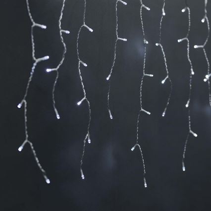 LED Χριστουγεννιάτικο Κουρτίνα 240xLED/11 λειτουργίες 8μ IP65 Wi-Fi Tuya ζεστό έως ψυχρό λευκό