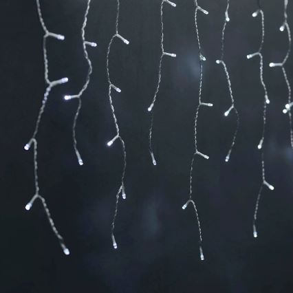 Ρυθμιζόμενη LED χριστουγεννιάτικη κουρτίνα εξωτερικού χώρου 400xLED/11 λειτουργίες 11m IP65 Wi-Fi Tuya
