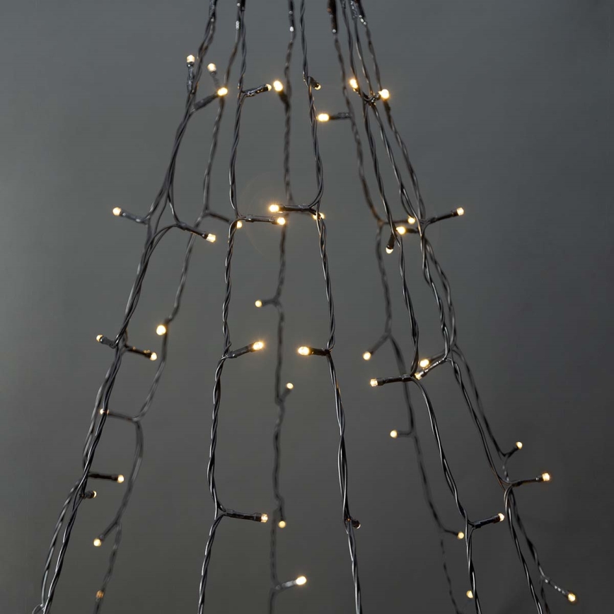 Εξωτερικά Χριστουγεννιάτικα λαμπάκια κουρτίνα LED 200xLED/8 λειτουργίες  5x7m IP65 Wi-Fi Tuya