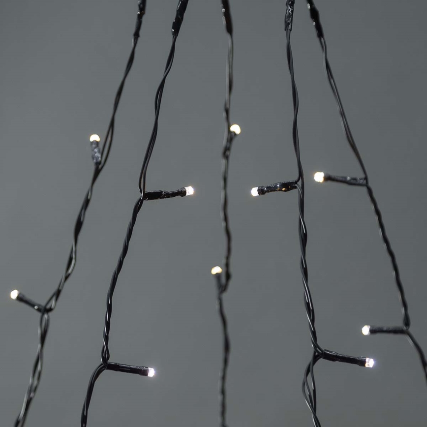 LED Εξωτερική χριστουγεννιάτικη κουρτίνα 200xLED/8 λειτουργίες 5x4m IP65 Wi-Fi Tuya από θερμό έως ψυχρό λευκό