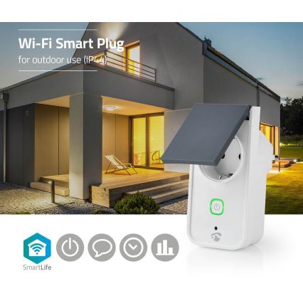 Smart Εξωτερικού χώρου πρίζα 3680W/230V/Type F SCHUKO/16A Wi-Fi IP44